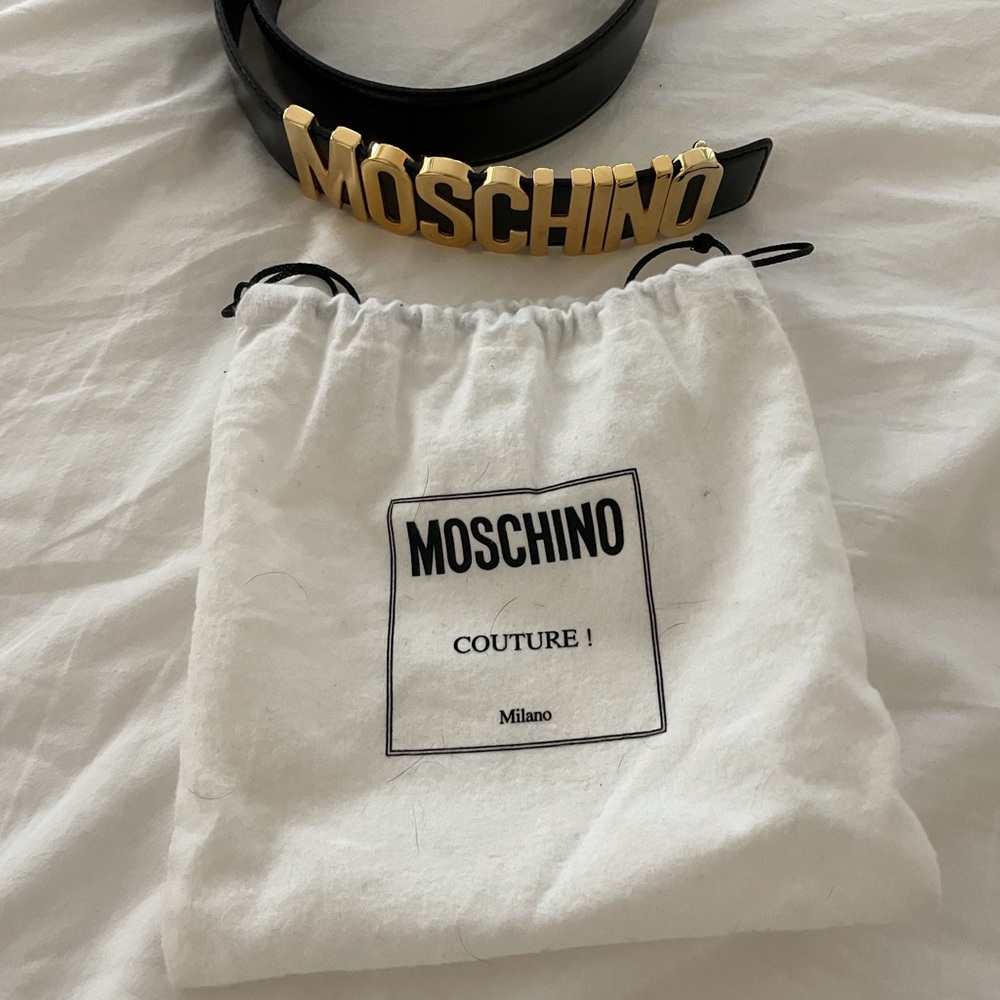 Moschino belt, worn once